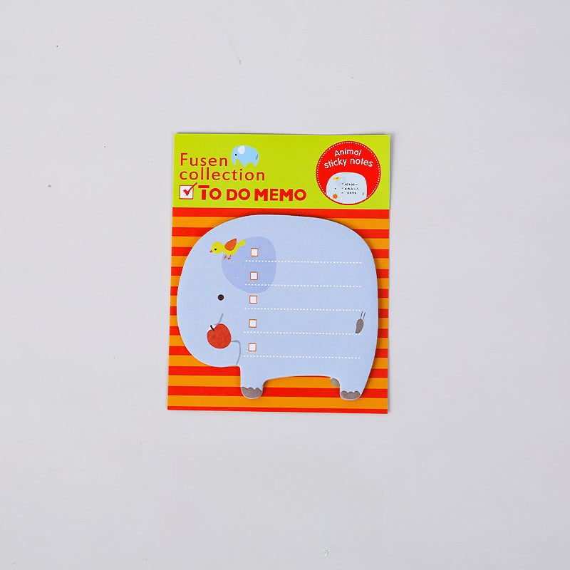 Wholesale Paper Cartoon Animal Sticky Notes